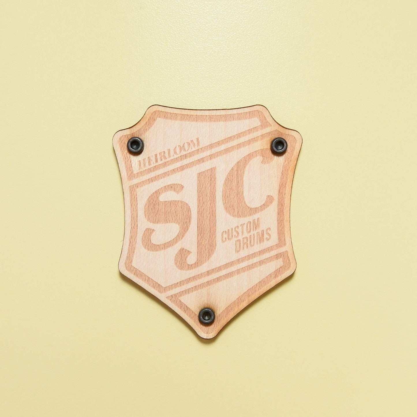 SJC 13/16/24 3pc. Heirloom Series Drum Kit Yellow Matte w/Chrome Hdw Drums and Percussion / Acoustic Drums / Full Acoustic Kits
