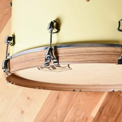 SJC 13/16/24 3pc. Heirloom Series Drum Kit Yellow Matte w/Chrome Hdw Drums and Percussion / Acoustic Drums / Full Acoustic Kits