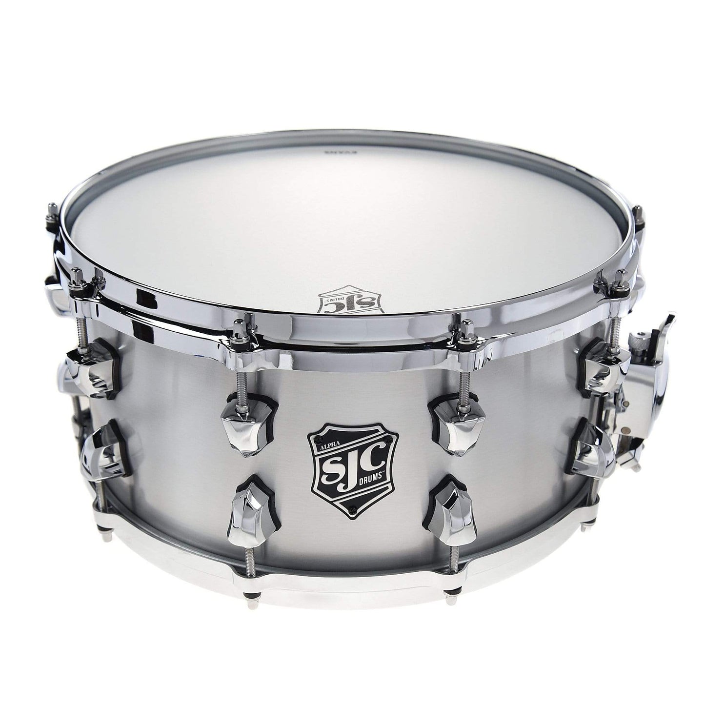 SJC 6.5x14 Alpha Aluminum 1.2mm Rolled Aluminum Snare Drum w/Chrome Hdw Drums and Percussion / Acoustic Drums / Snare