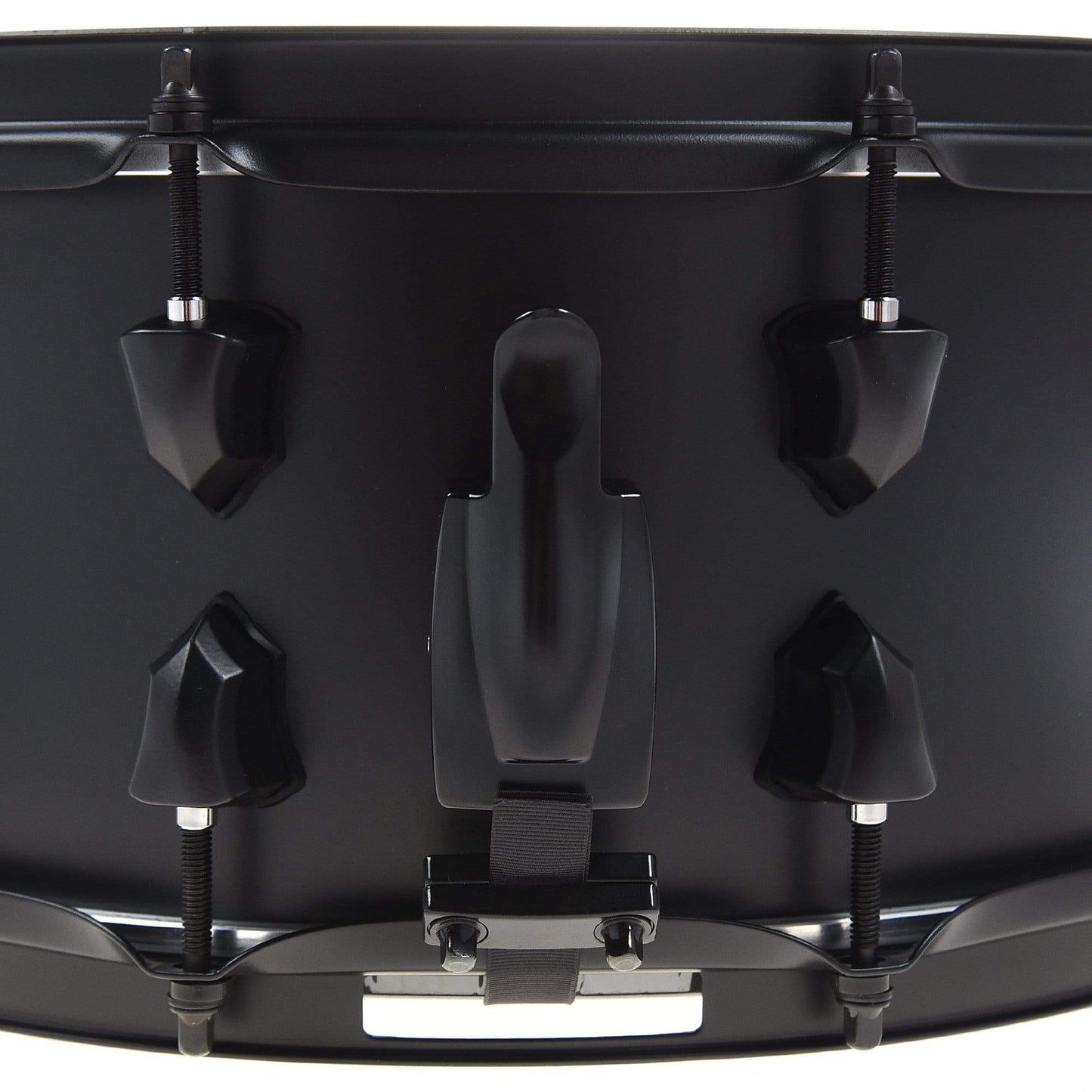 SJC 6.5x14 Josh Dun "Crowd" 1mm Steel Snare Drum Flat Black, Red Badge Drums and Percussion / Acoustic Drums / Snare