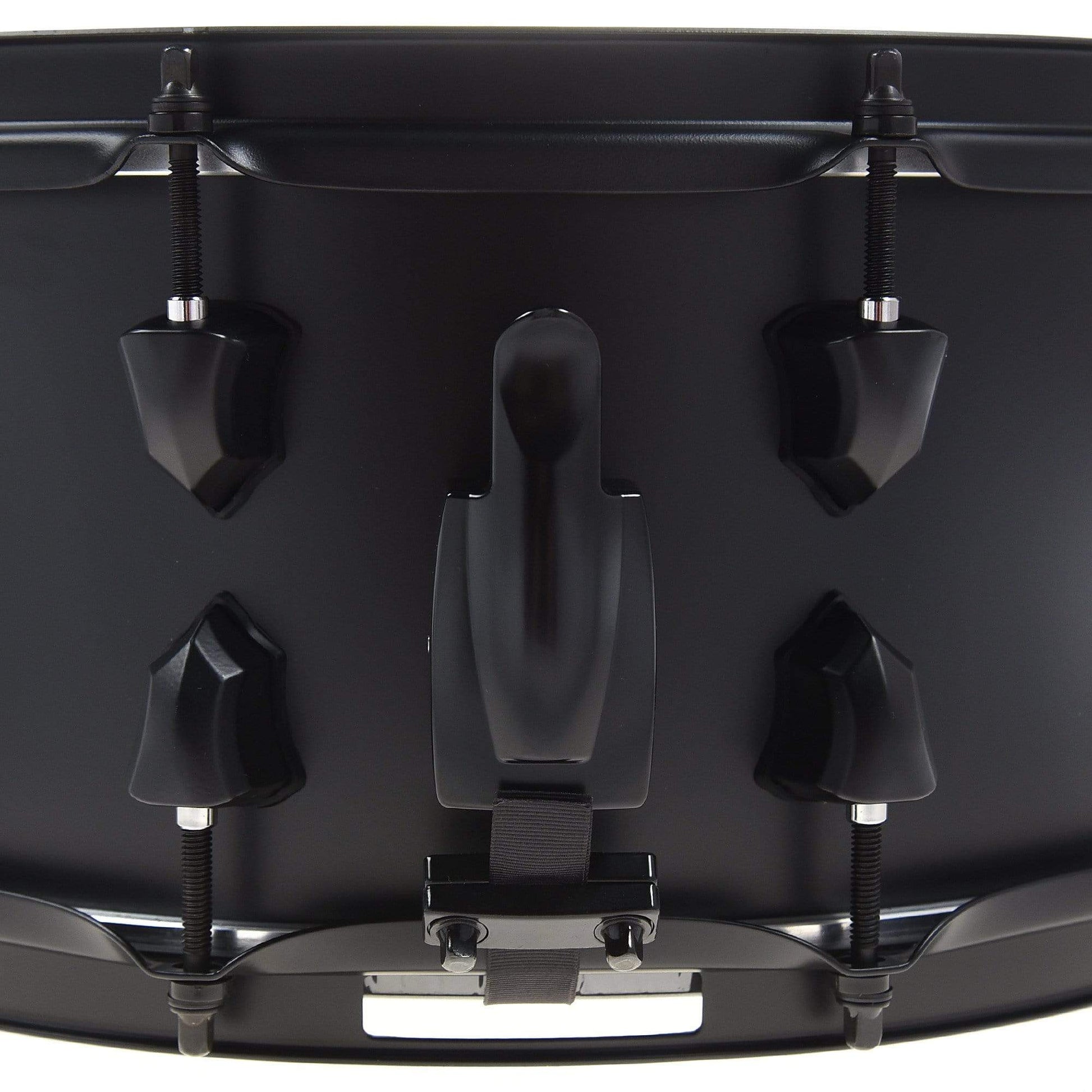 SJC 6.5x14 Josh Dun "Crowd" 1mm Steel Snare Drum Flat Black, Red Badge Drums and Percussion / Acoustic Drums / Snare