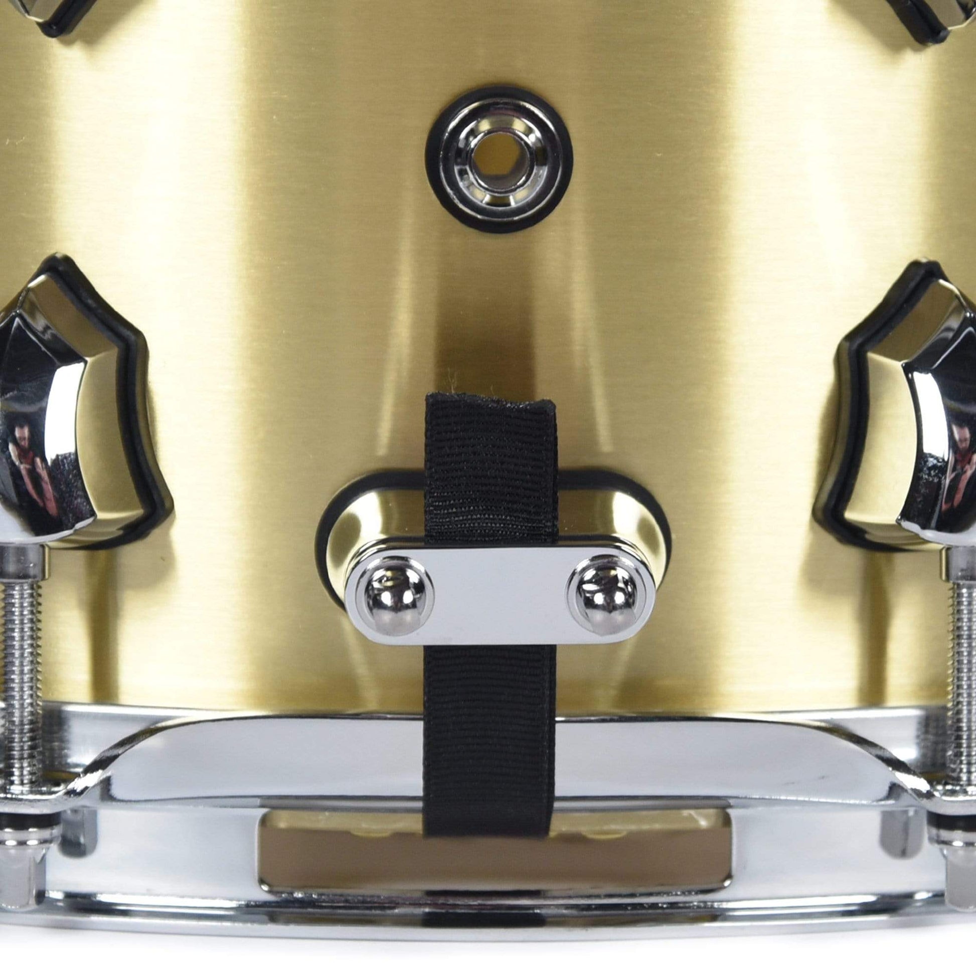 SJC 7x14 Goliath 3.0mm Rolled Bell Brass Snare Drum w/Brushed Chrome Hdw Drums and Percussion / Acoustic Drums / Snare
