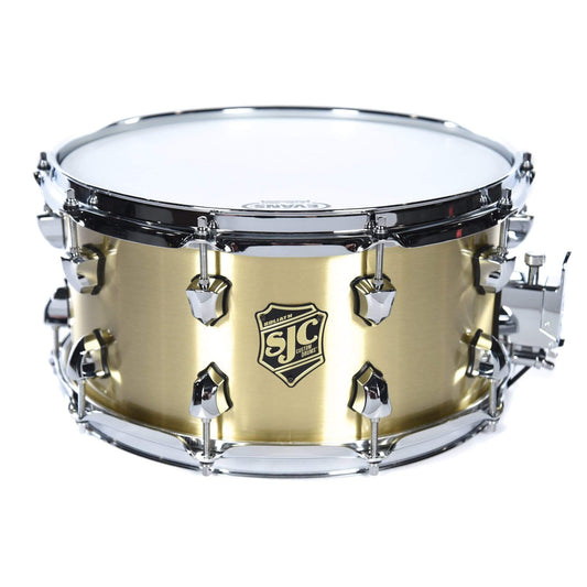 SJC 7x14 Goliath 3.0mm Rolled Bell Brass Snare Drum w/Brushed Chrome Hdw Drums and Percussion / Acoustic Drums / Snare