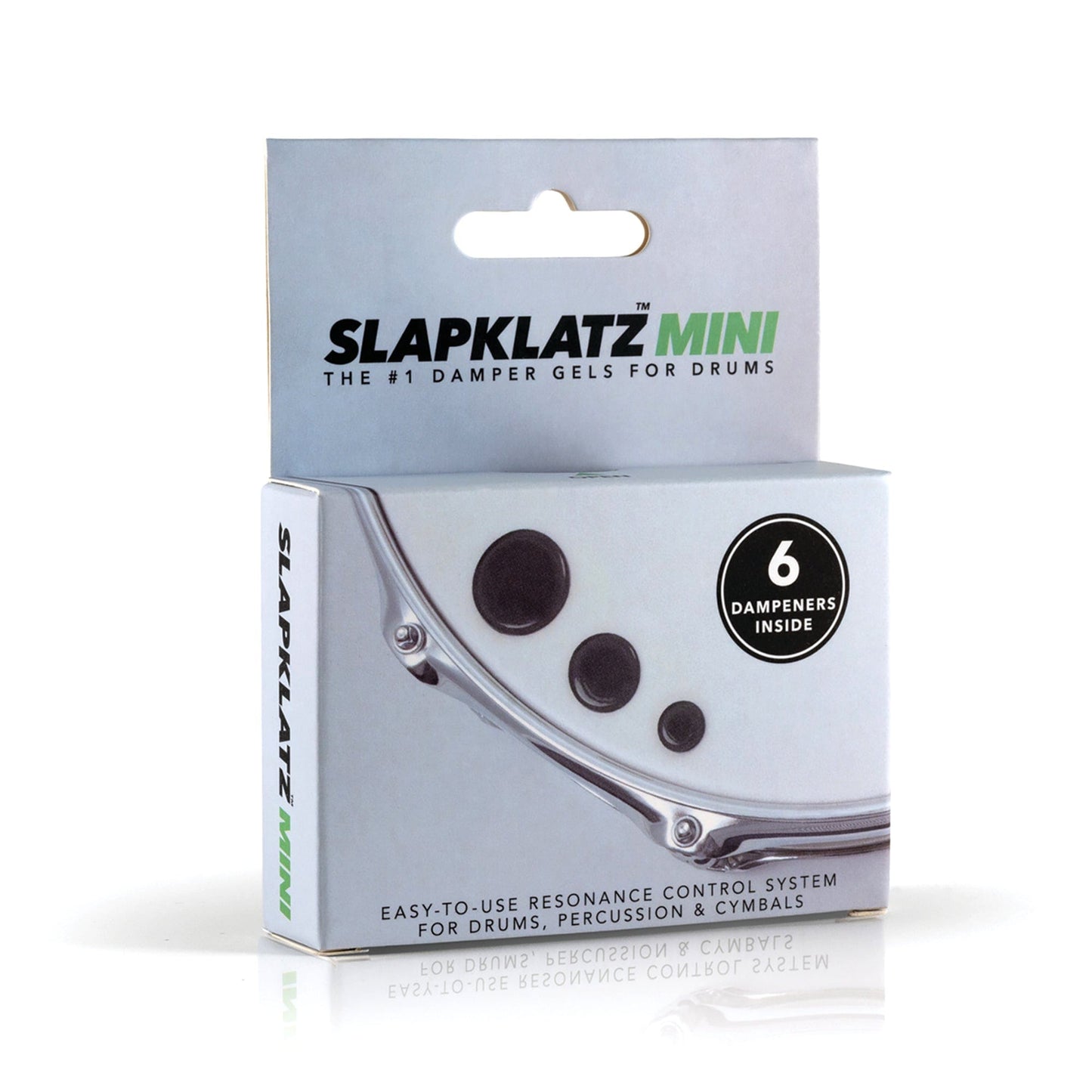SlapKlatz Mini 6-Pack w/Case Black Drums and Percussion / Parts and Accessories / Drum Parts