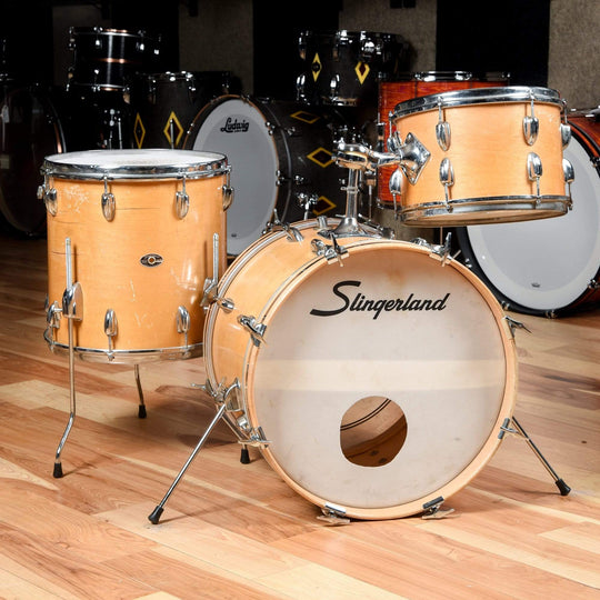 Slingerland 12/14/18 1970's Drum Kit Natural Maple Drums and Percussion / Acoustic Drums / Full Acoustic Kits