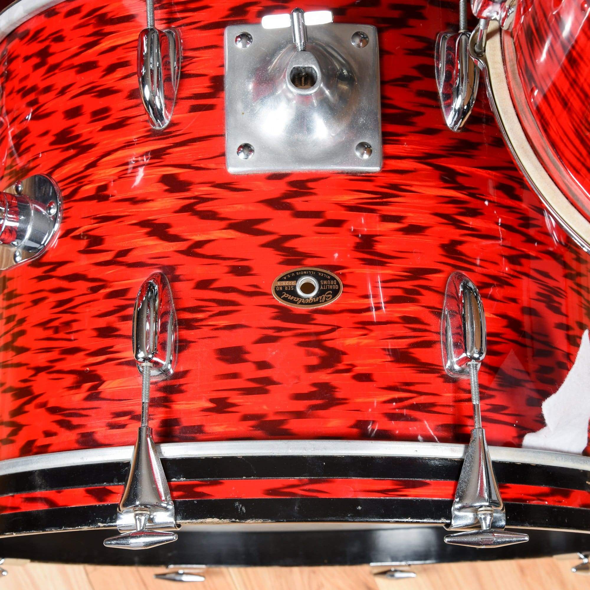 Slingerland 13/16/20 Red Tiger Pearl 1960s Drums and Percussion / Acoustic Drums / Full Acoustic Kits