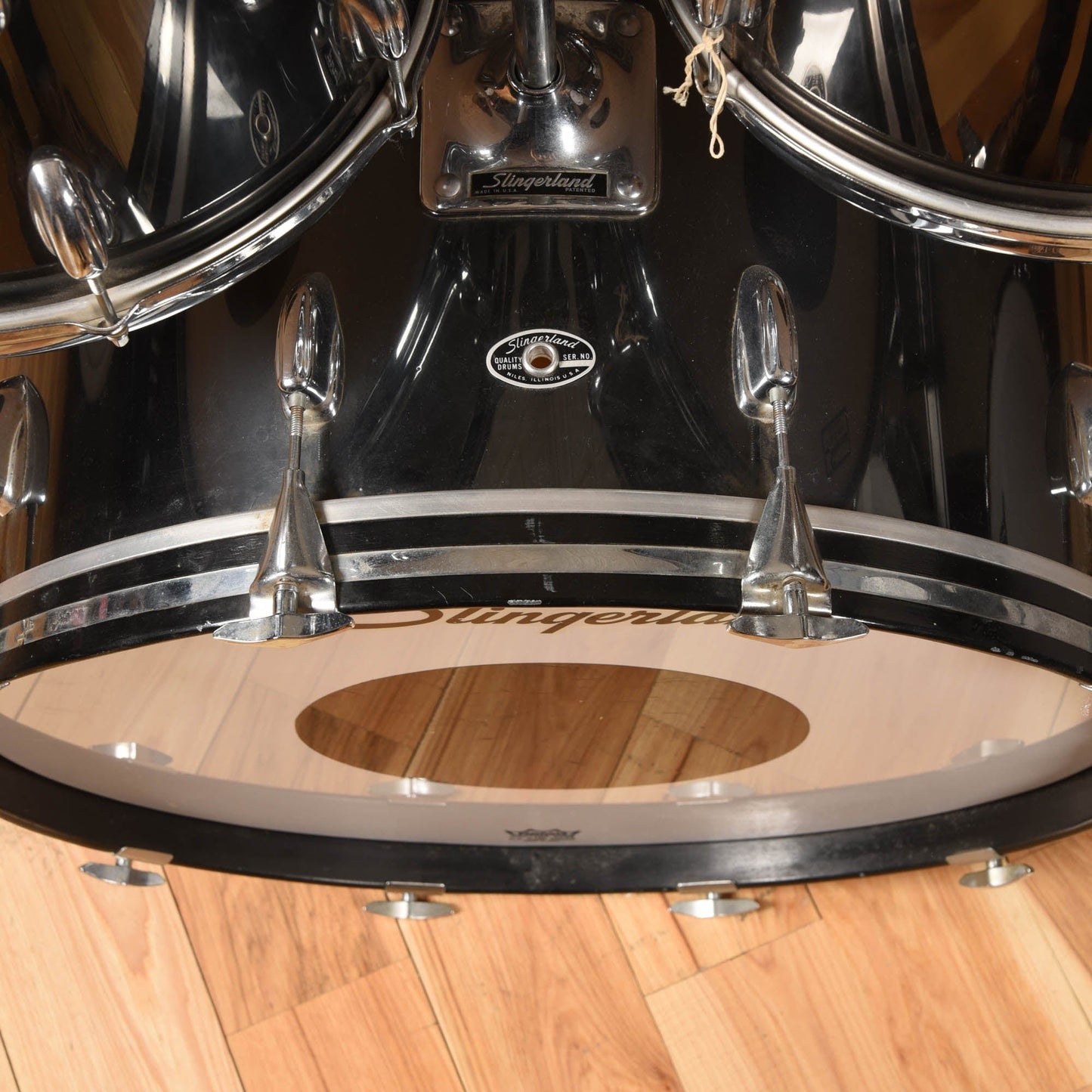 Slingerland 1970's Black Chrome 24/18/14/13/ Drums and Percussion / Acoustic Drums / Full Acoustic Kits