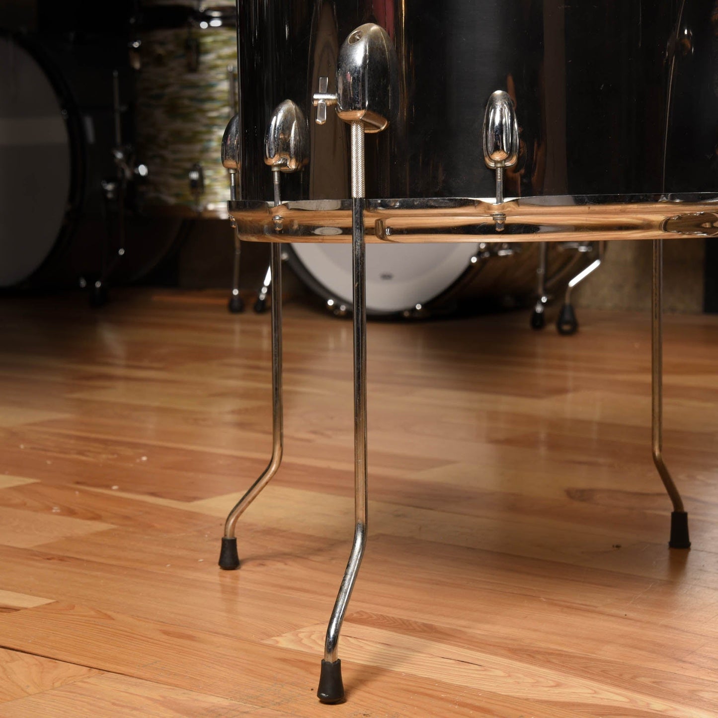 Slingerland 1970's Black Chrome 24/18/14/13/ Drums and Percussion / Acoustic Drums / Full Acoustic Kits