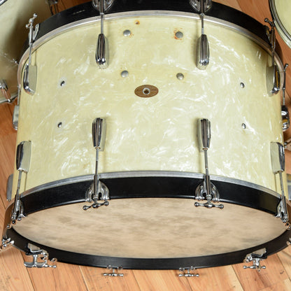 Slingerland Radio King 13/16/24 1960s White Marine Pearl Drums and Percussion / Acoustic Drums / Full Acoustic Kits