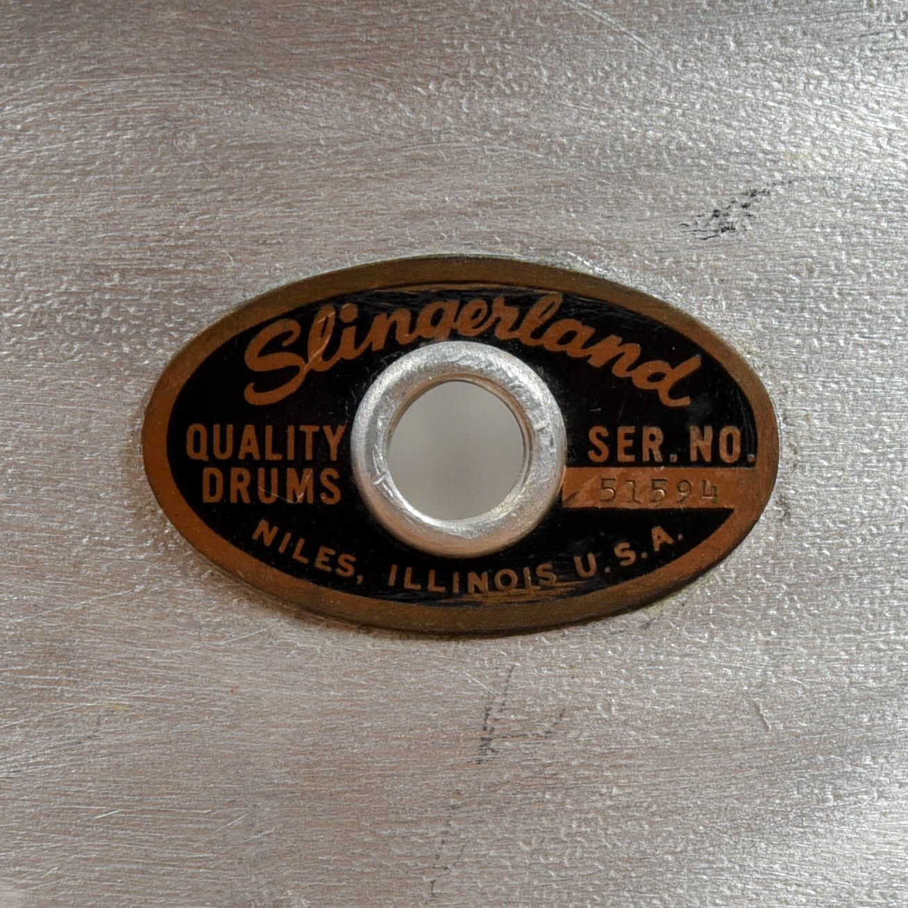 Slingerland 5.5  x 14 No. 140 Aluminum Snare USED Drums and Percussion / Acoustic Drums / Snare