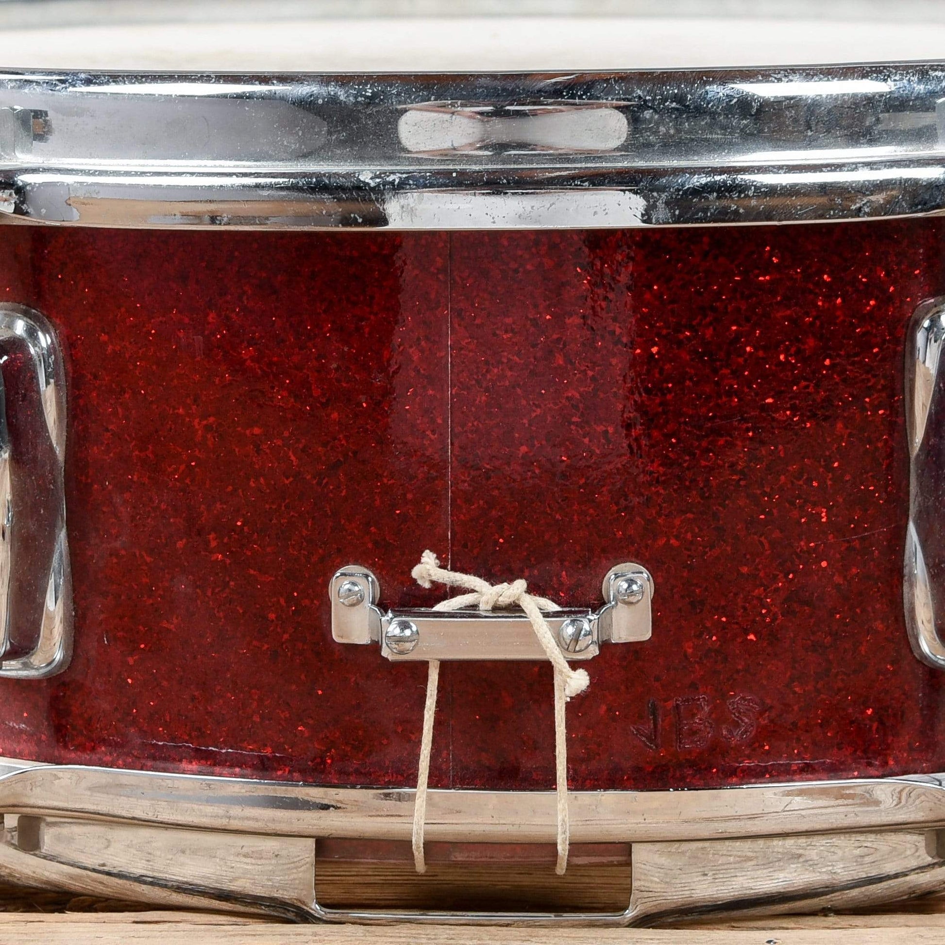 Slingerland 6 Lug Snare Red Sparkle 1960s Drums and Percussion / Acoustic Drums / Snare