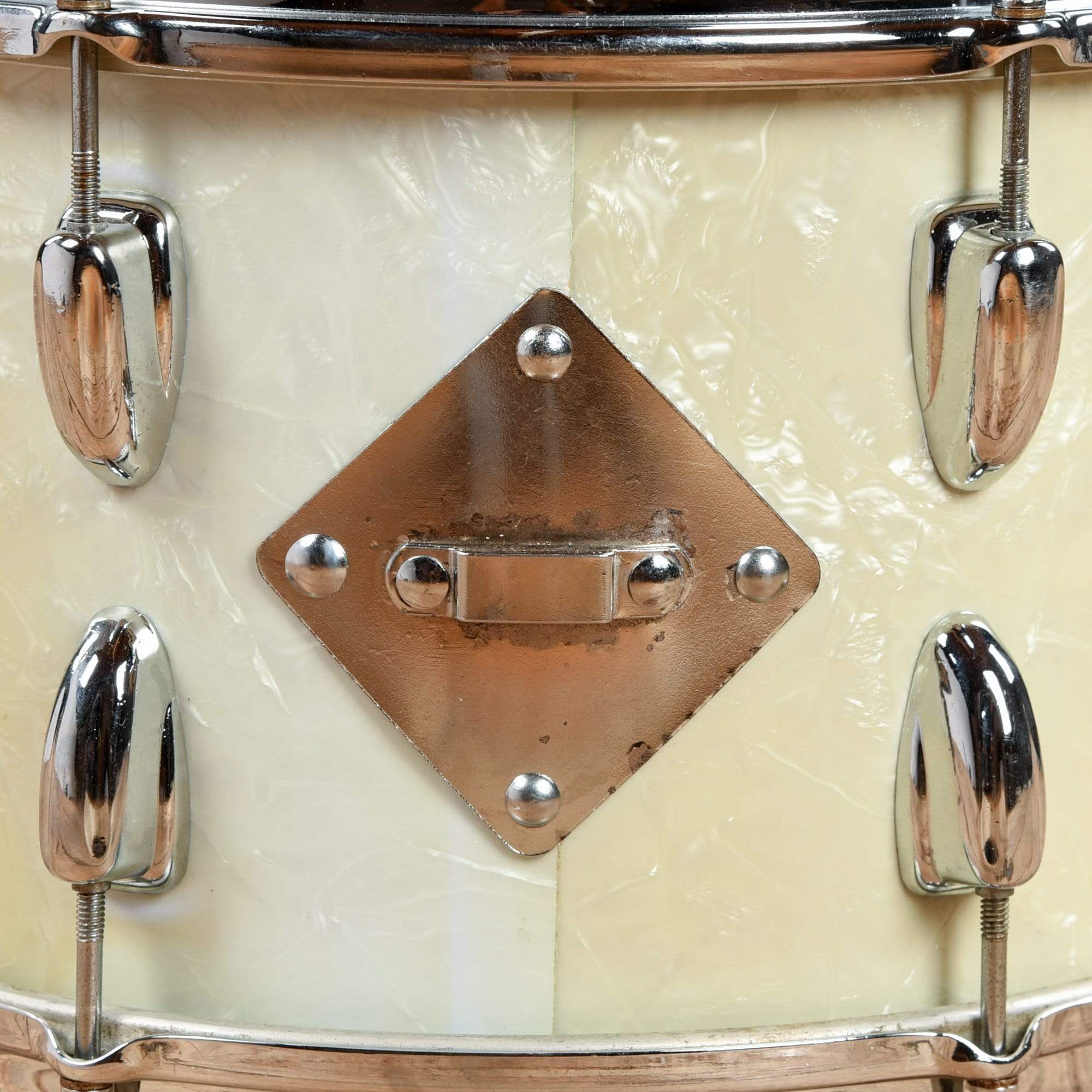 Slingerland 8x12 Rack Tom White Marine Pearl 1960s Drums and Percussion / Acoustic Drums / Tom