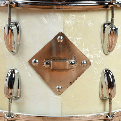Slingerland 8x12 Rack Tom White Marine Pearl 1960s Drums and Percussion / Acoustic Drums / Tom