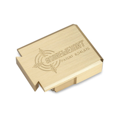 Snareweight #5 Solid Brass Snare Dampening System w/Leather Insert & Case Drums and Percussion / Parts and Accessories / Drum Parts