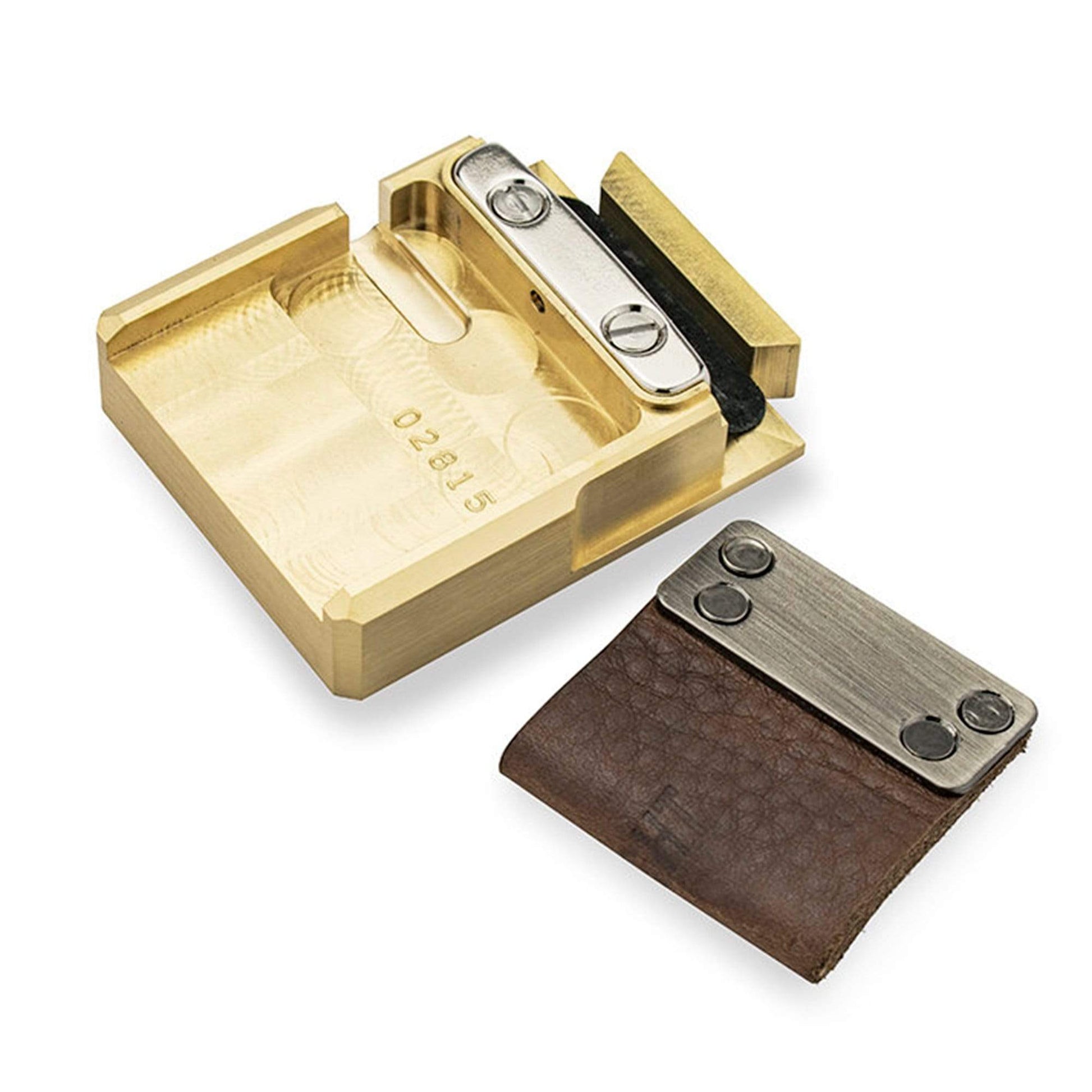 Snareweight #5 Solid Brass Snare Dampening System w/Leather Insert & Case Drums and Percussion / Parts and Accessories / Drum Parts