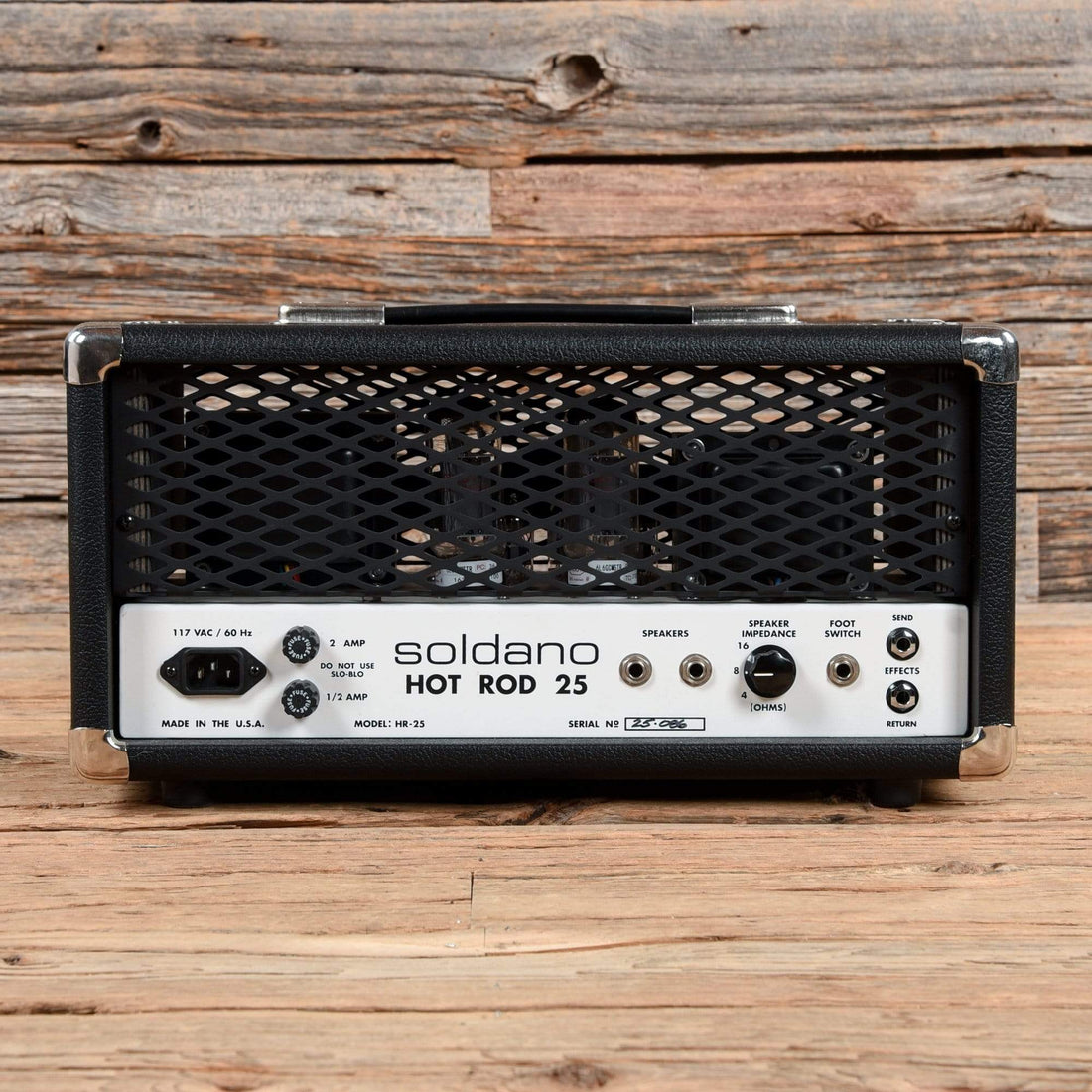 Soldano Hot Rod 25 Head w/Footswitch – Chicago Music Exchange