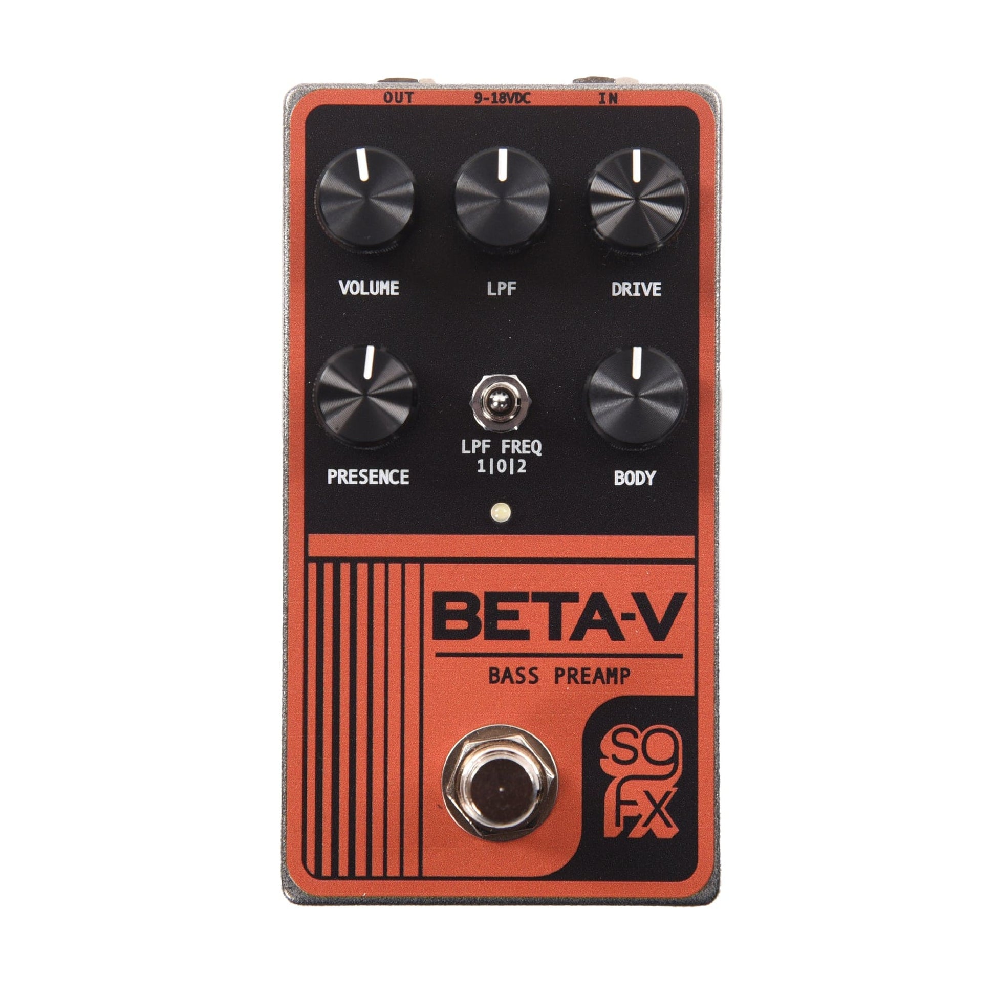 SolidGoldFX Beta V Bass Preamp Pedal Effects and Pedals / Bass Pedals