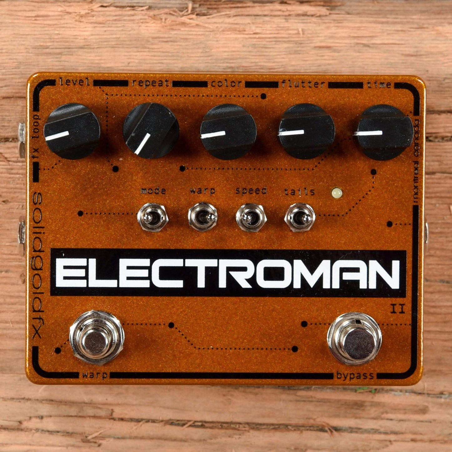 SolidGoldFX Electroman MKII Modulated Delay Effects and Pedals / Delay