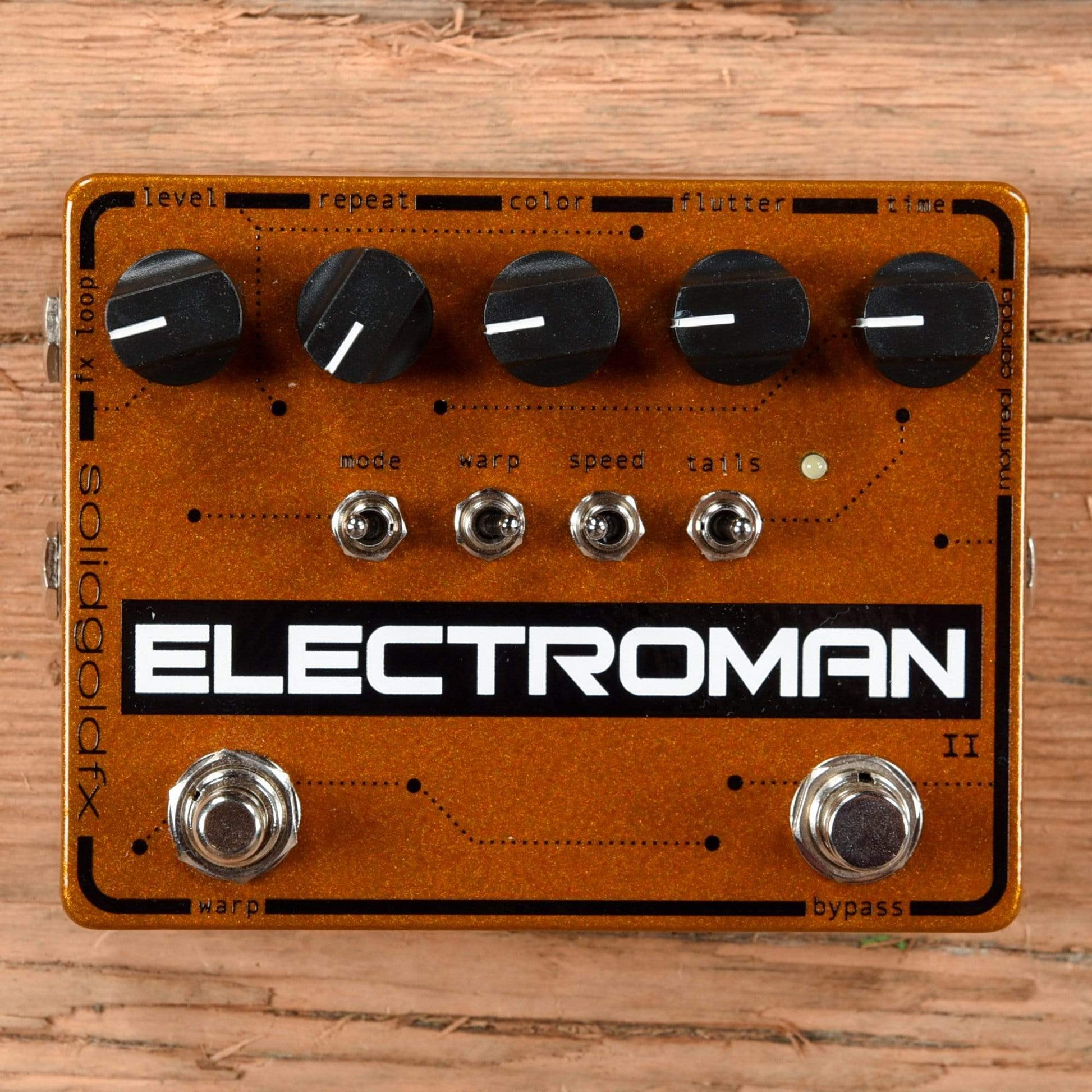 SolidGoldFX Electroman MKII Modulated Delay Effects and Pedals / Delay