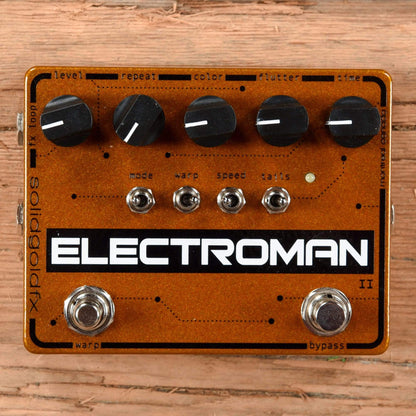 SolidGoldFX Electroman MKII Modulated Delay Effects and Pedals / Delay