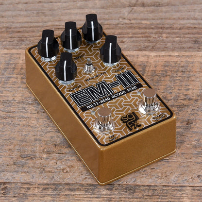 SolidGoldFX EM-III Multi-Head Octave Echo Pedal Effects and Pedals / Delay