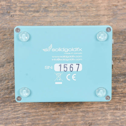 SolidGoldFX Surf Rider III Reverb Seafoam Green Metallic Effects and Pedals / Reverb