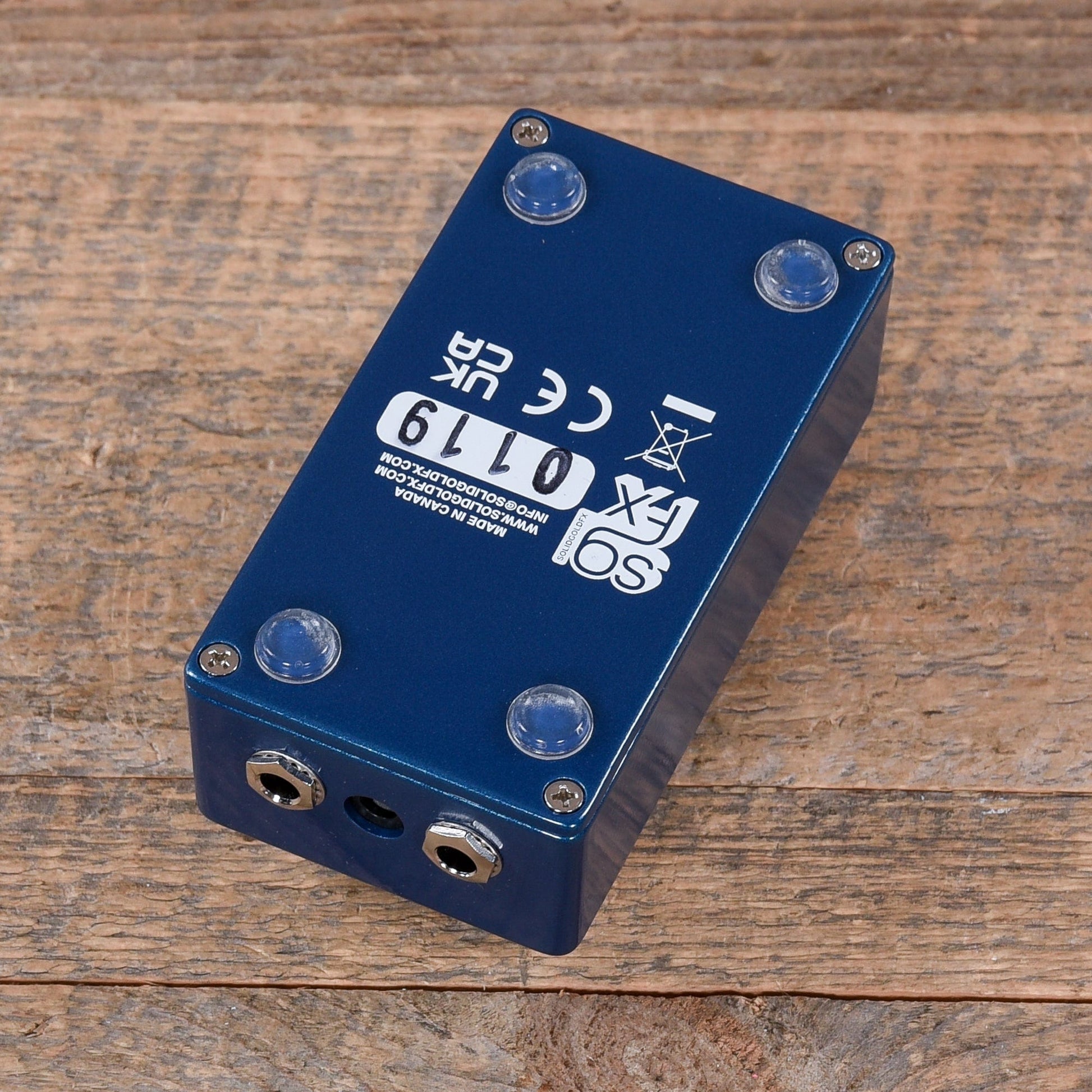 best surf reverb pedal SolidGoldFX Surf Rider IV Spring Reverb Pedal