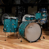 Sonor 13/16/20 w/4.5x14 Snare Drum Aqua Satin Flame 1960s Drums and Percussion / Acoustic Drums / Full Acoustic Kits