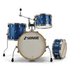 Sonor AQX Jazz 12/14/18/6x13 4pc. Drum Kit Blue Ocean Sparkle Drums and Percussion / Acoustic Drums / Full Acoustic Kits