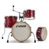 Sonor AQX Jazz 12/14/18/6x13 4pc. Drum Kit Red Moon Sparkle Drums and Percussion / Acoustic Drums / Full Acoustic Kits