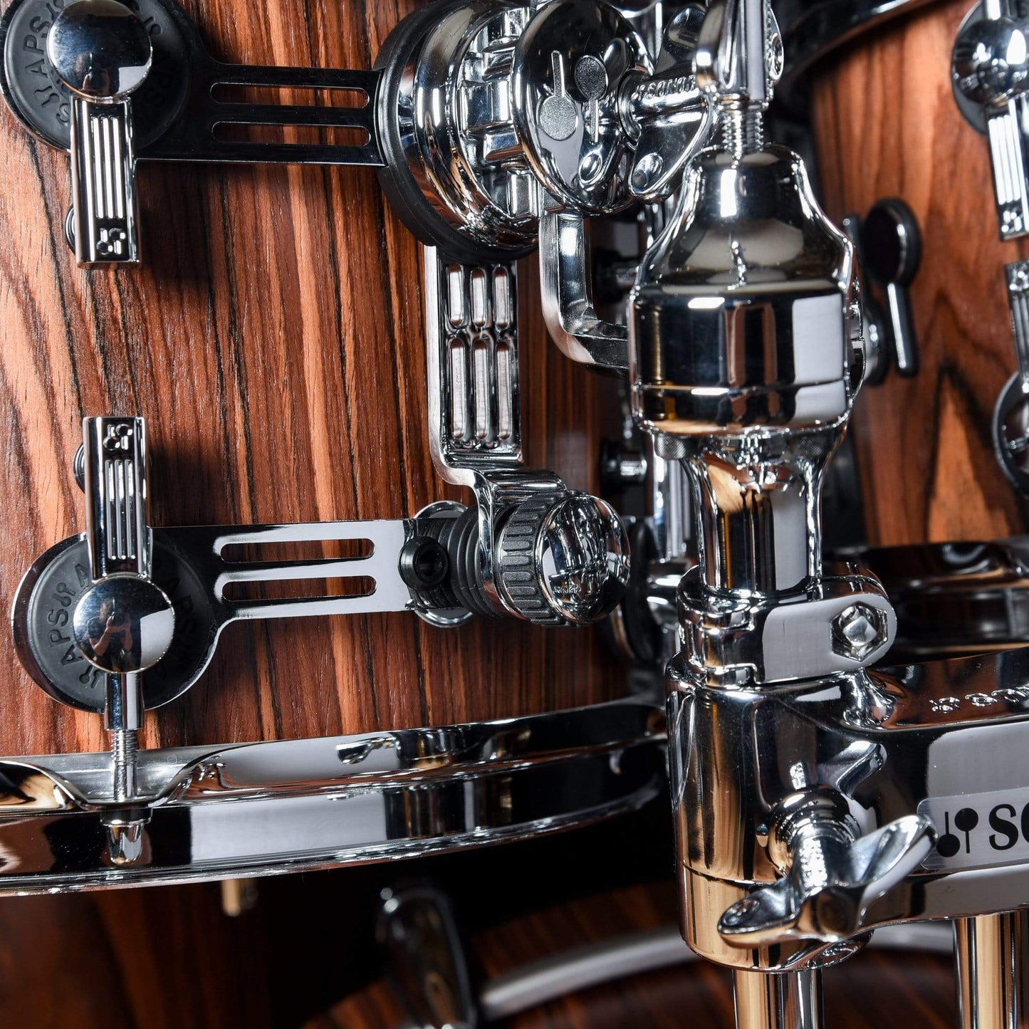 Sonor SQ2 10/12/14/16/22 5pc. Drum Kit Rosewood Over Vintage Beech Drums and Percussion / Acoustic Drums / Full Acoustic Kits