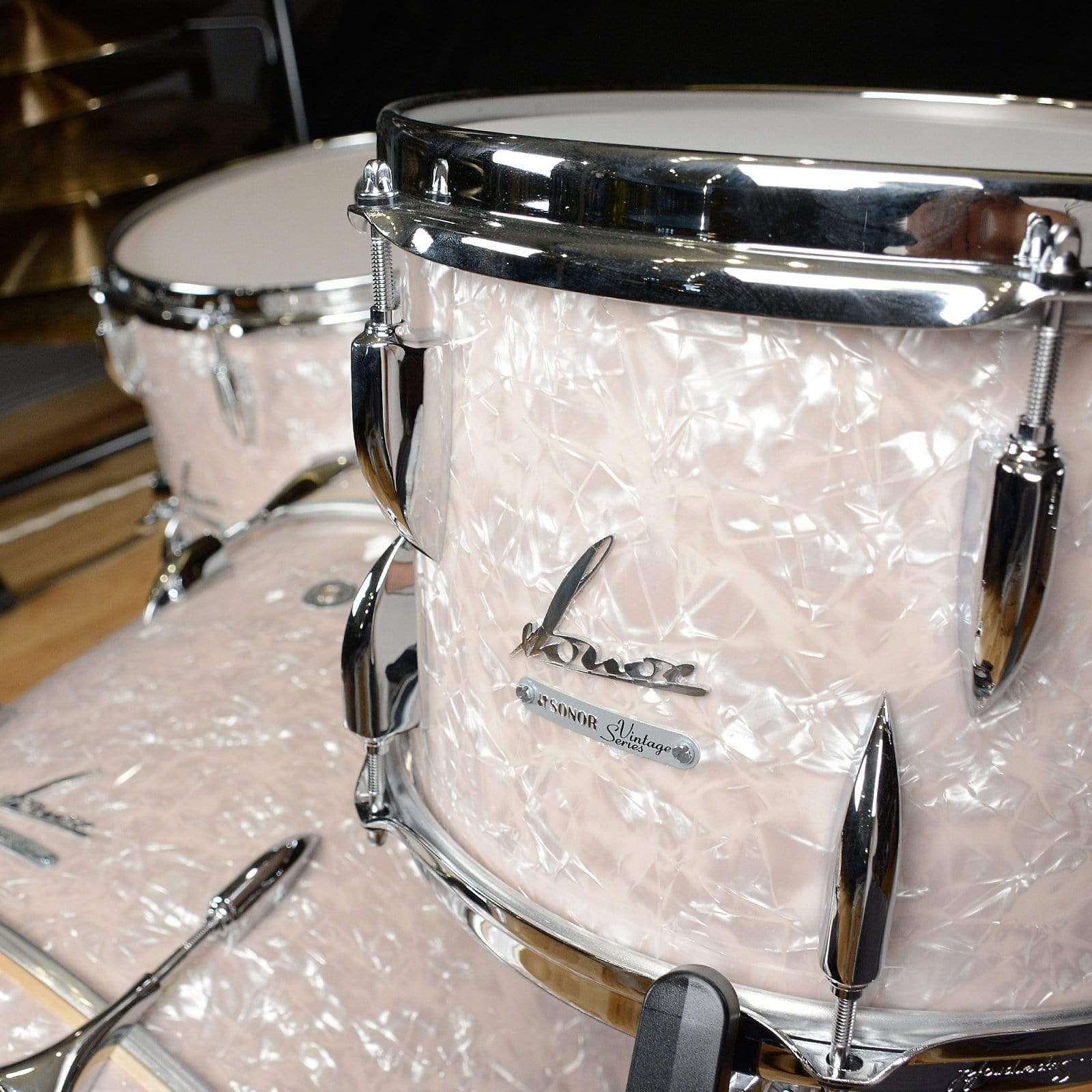 Sonor Vintage Series 12/14/20 3pc. Kit Vintage Pearl Drums and Percussion / Acoustic Drums / Full Acoustic Kits