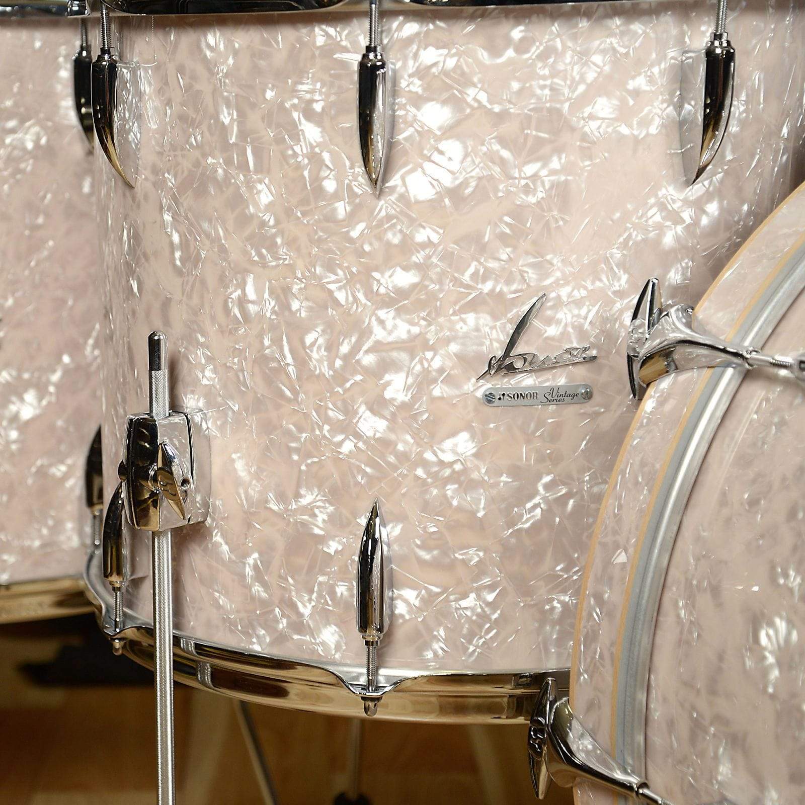 Sonor Vintage Series 13/16/18/24 4pc. Drum Kit Vintage Pearl Drums and Percussion / Acoustic Drums / Full Acoustic Kits