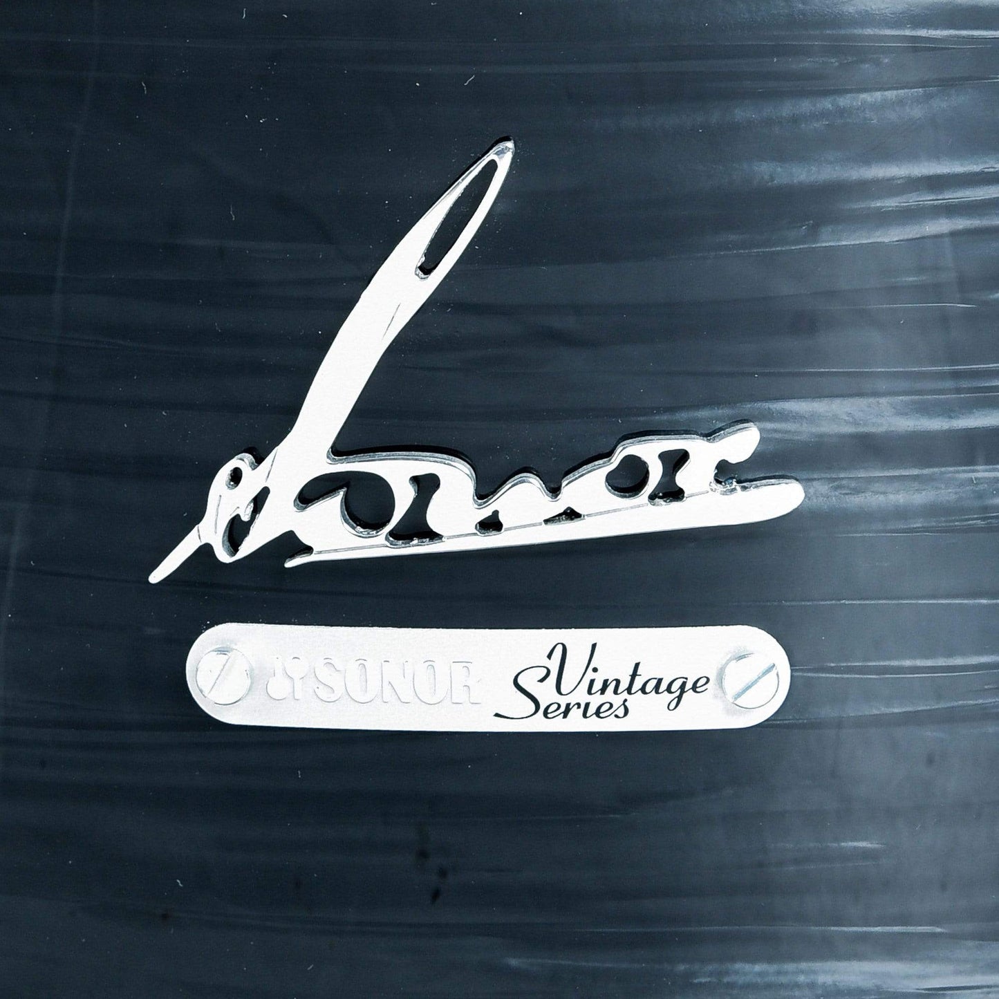 Sonor Vintage Series 13/16/22 3pc. Drum Kit w/BD Mount Vintage Black Slate Drums and Percussion / Acoustic Drums / Full Acoustic Kits