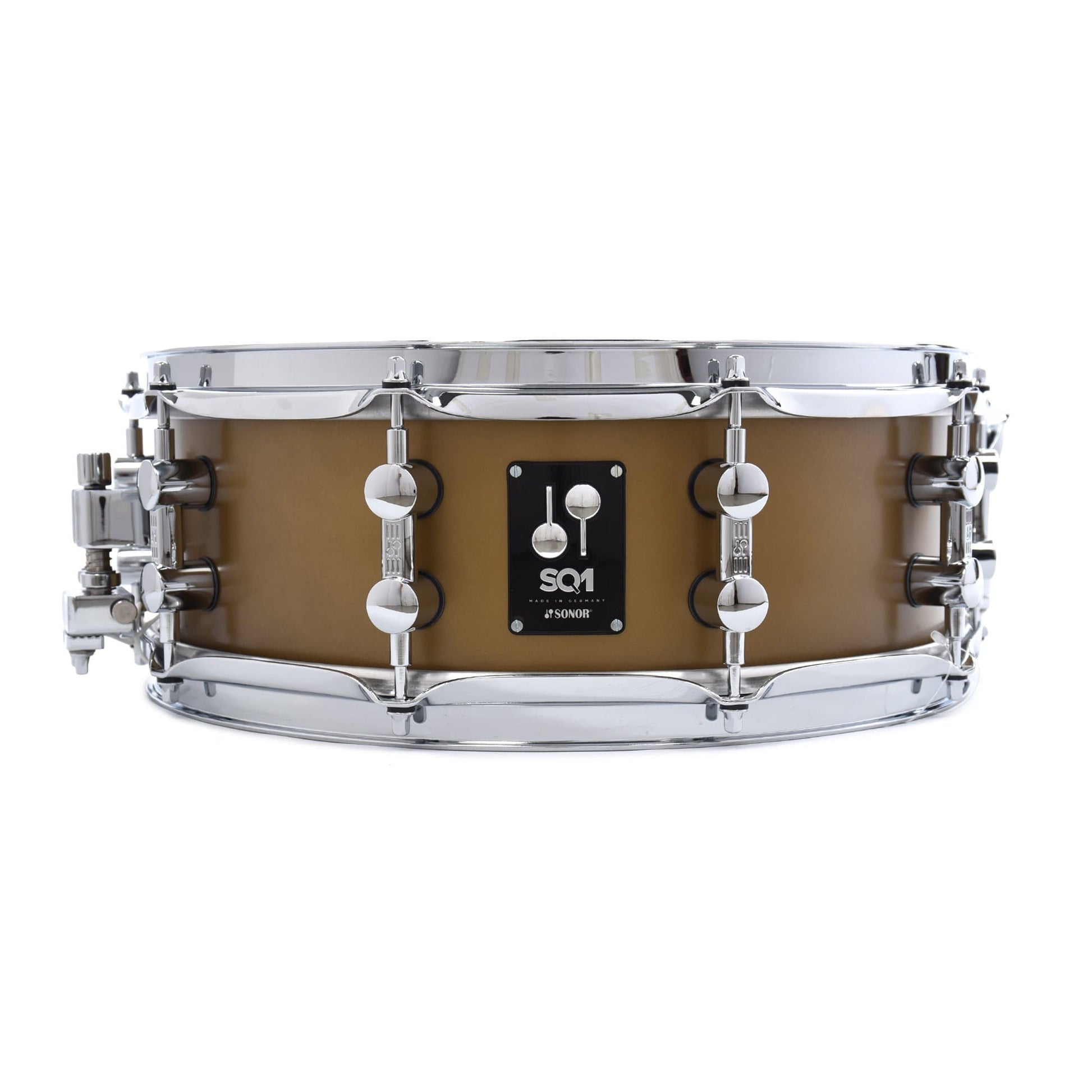 Sonor 5x14 SQ1 Snare Drum Satin Gold Metallic Drums and Percussion / Acoustic Drums / Snare