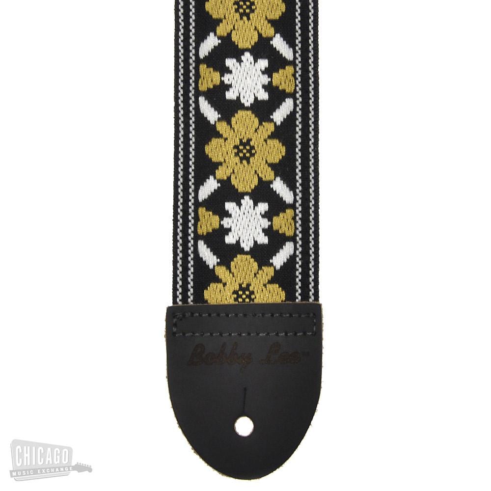 Souldier Guitar Strap - Gold Tulip 'Rooftop Lennon' (Bobby Lee Ends) Accessories / Cables