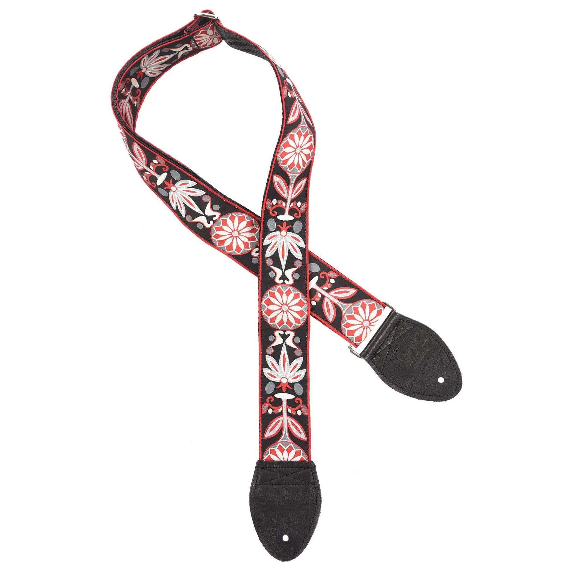 Souldier Daisy Gray Red on Black Accessories / Straps