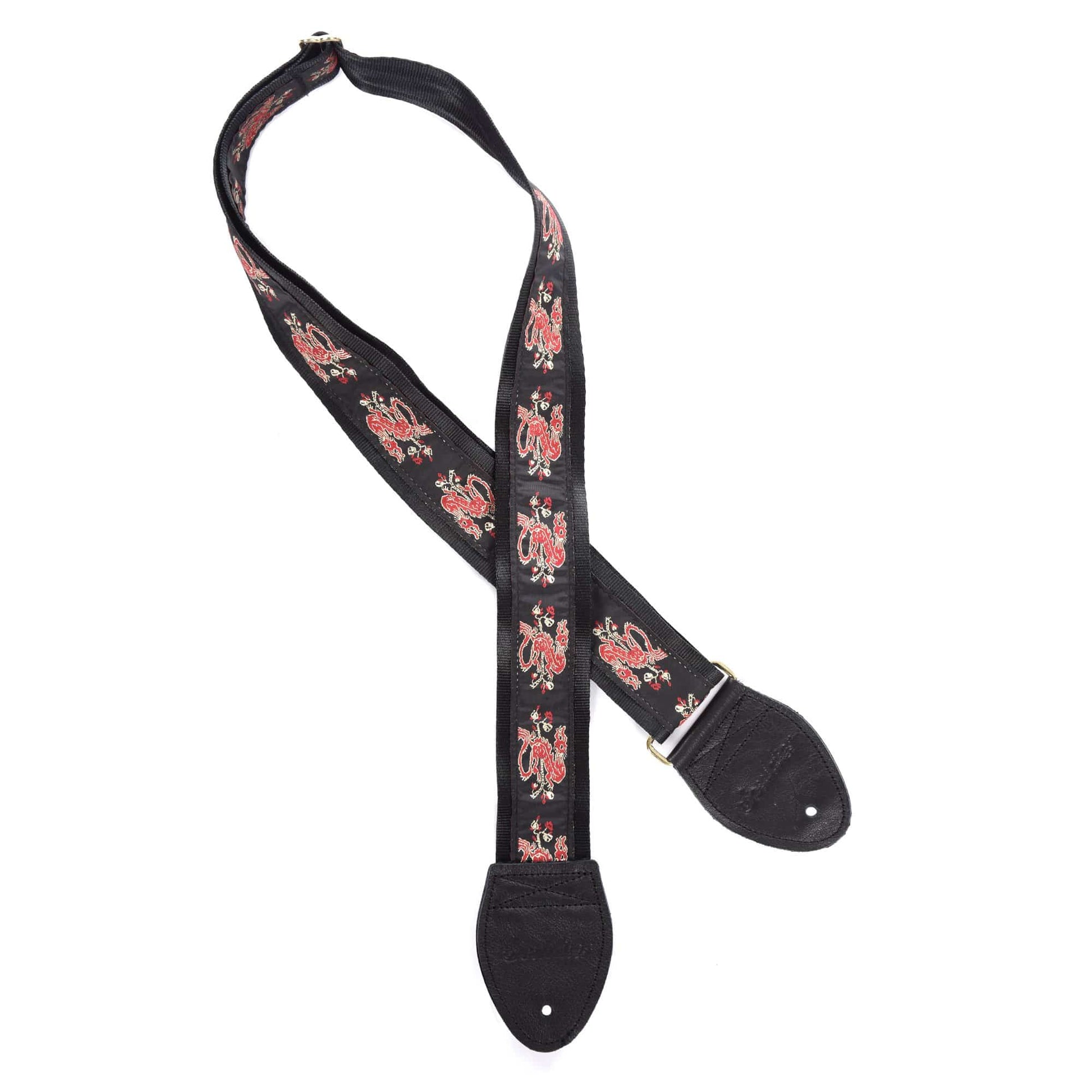 Souldier Dragon Red on Black Accessories / Straps