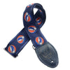 Souldier Grateful Dead Steal Your Face Strap on Navy w/Navy Belt & Navy Ends Accessories / Straps