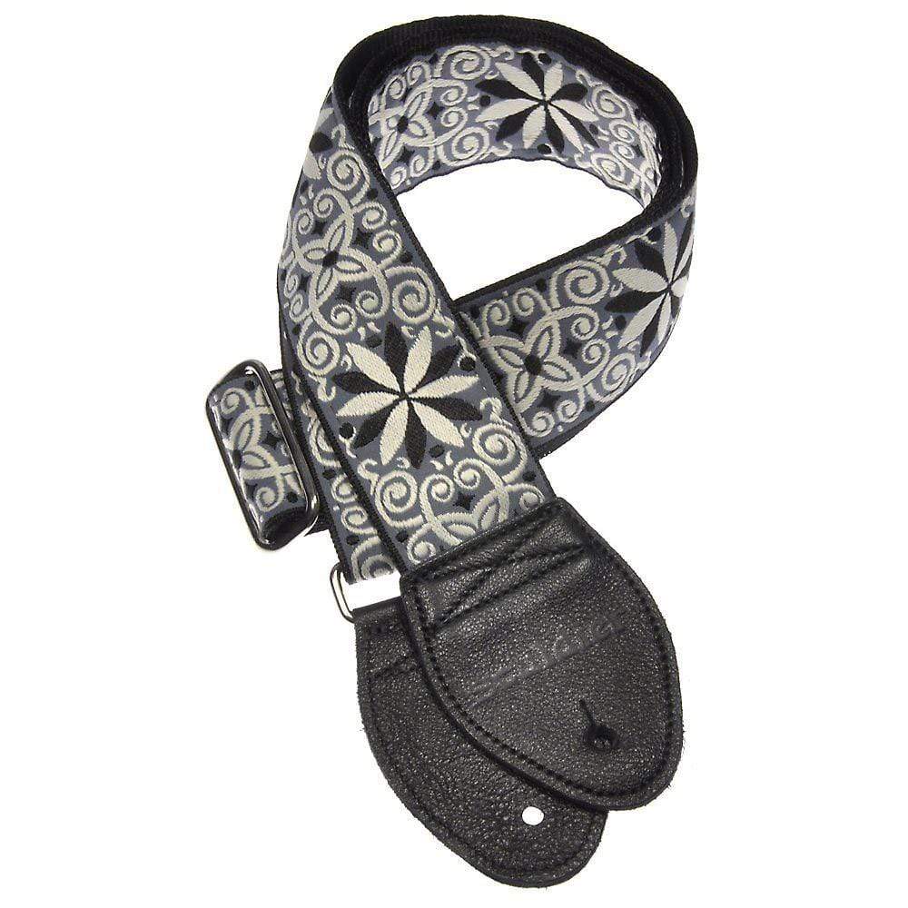 Souldier Guitar Strap - Dresden Star Grey (Black Ends) Accessories / Straps