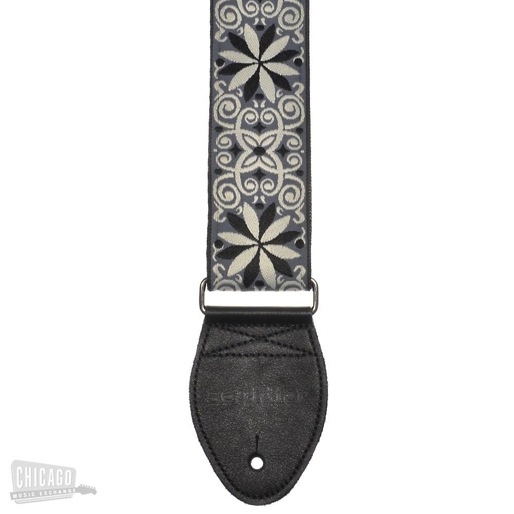 Souldier Guitar Strap - Dresden Star Grey (Black Ends) Accessories / Straps