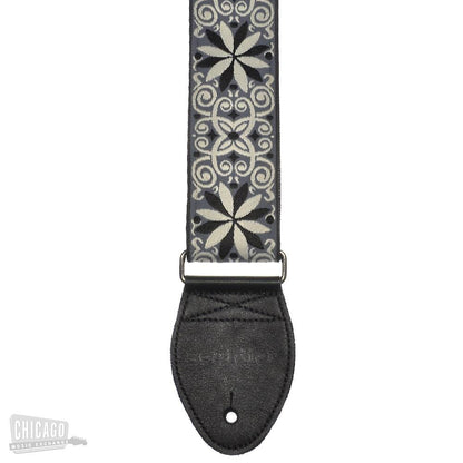 Souldier Guitar Strap - Dresden Star Grey (Black Ends) Accessories / Straps