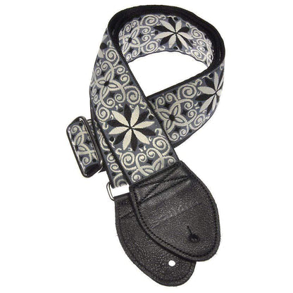 Souldier Guitar Strap - Dresden Star Grey (Black Ends) Accessories / Straps