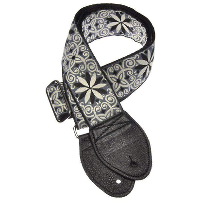 Souldier Guitar Strap - Dresden Star Grey (Black Ends) Accessories / Straps