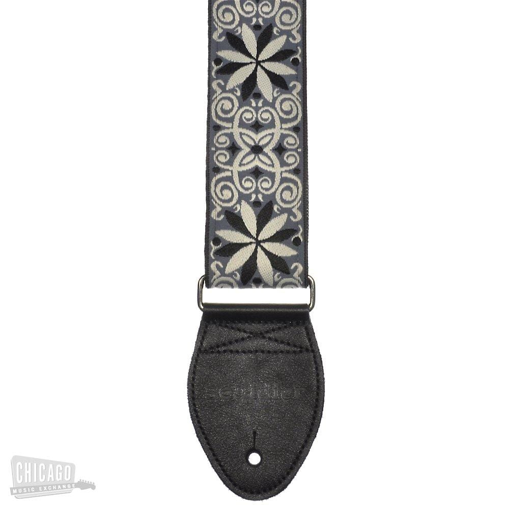 Souldier Guitar Strap - Dresden Star Grey (Black Ends) Accessories / Straps