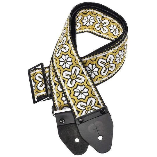 Souldier Guitar Strap - Greenwich Yellow Layla (Vinyl) Accessories / Straps