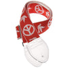 Souldier Guitar Strap - Neil Young Peace Dove Red (White Belt & Ends) Accessories / Straps