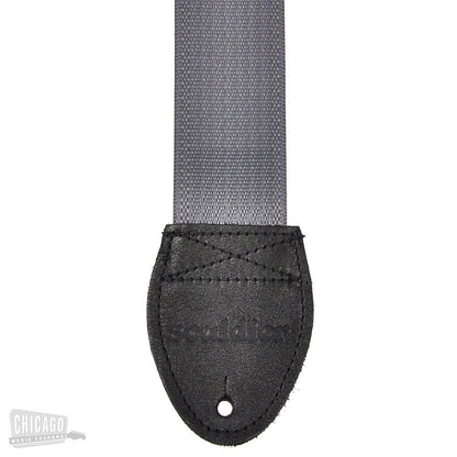 Souldier Guitar Strap - Plain Gray (Black Ends) Accessories / Straps