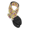 Souldier Guitar Strap - Purple Owls (Forest Green belt with Black Ends) Accessories / Straps
