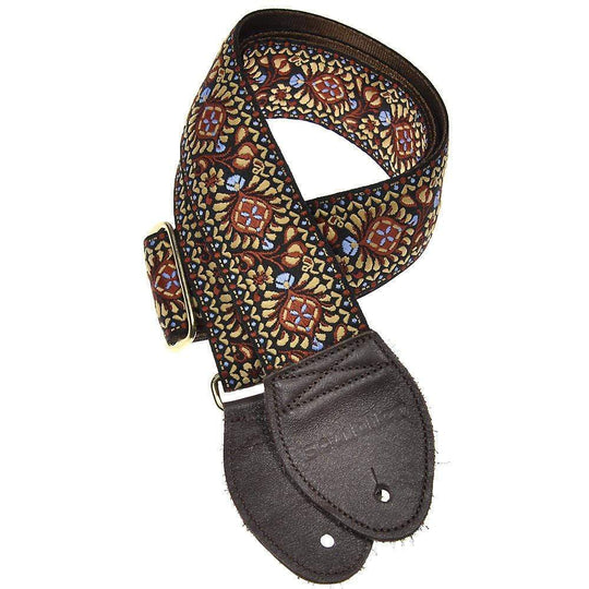 Souldier Guitar Strap - Tobacco Burst Hendrix (Nutmeg Belt & Worn Brown Ends) Accessories / Straps